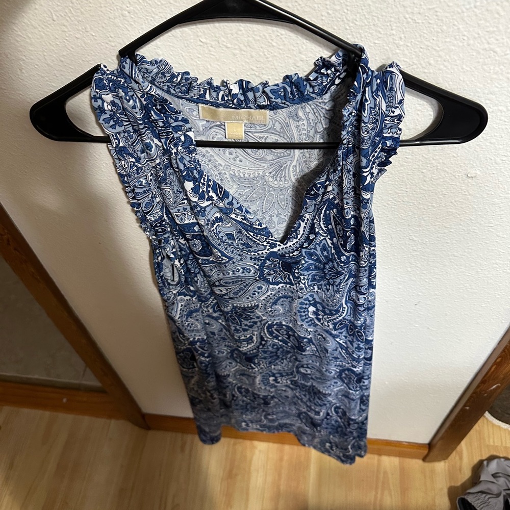 Blue Micheal kors dress